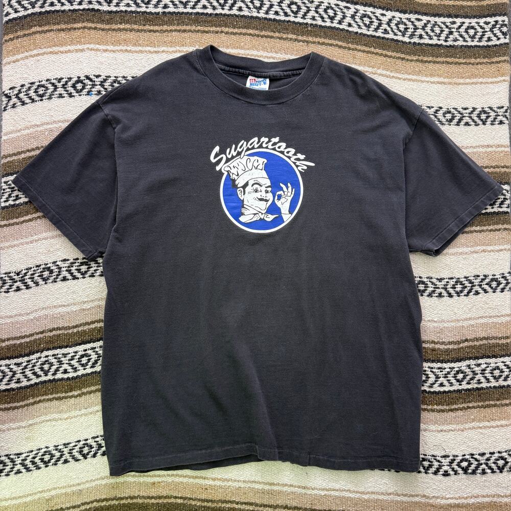 Men's Vintage 90's Sugartooth We Deliver Alternative Rock Band Tee Shirt Sz XL